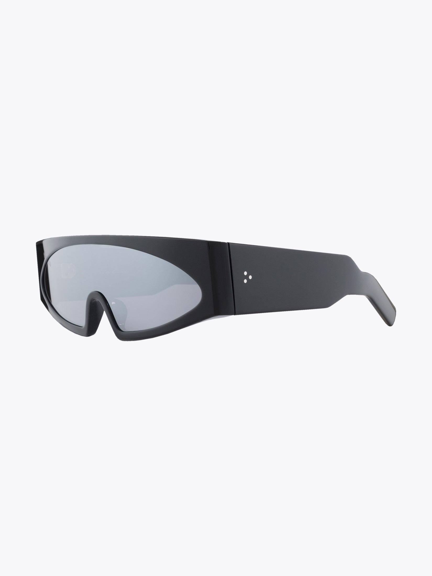 Rick Owens Gene Black/Silver Sunglasses - APODEP.com