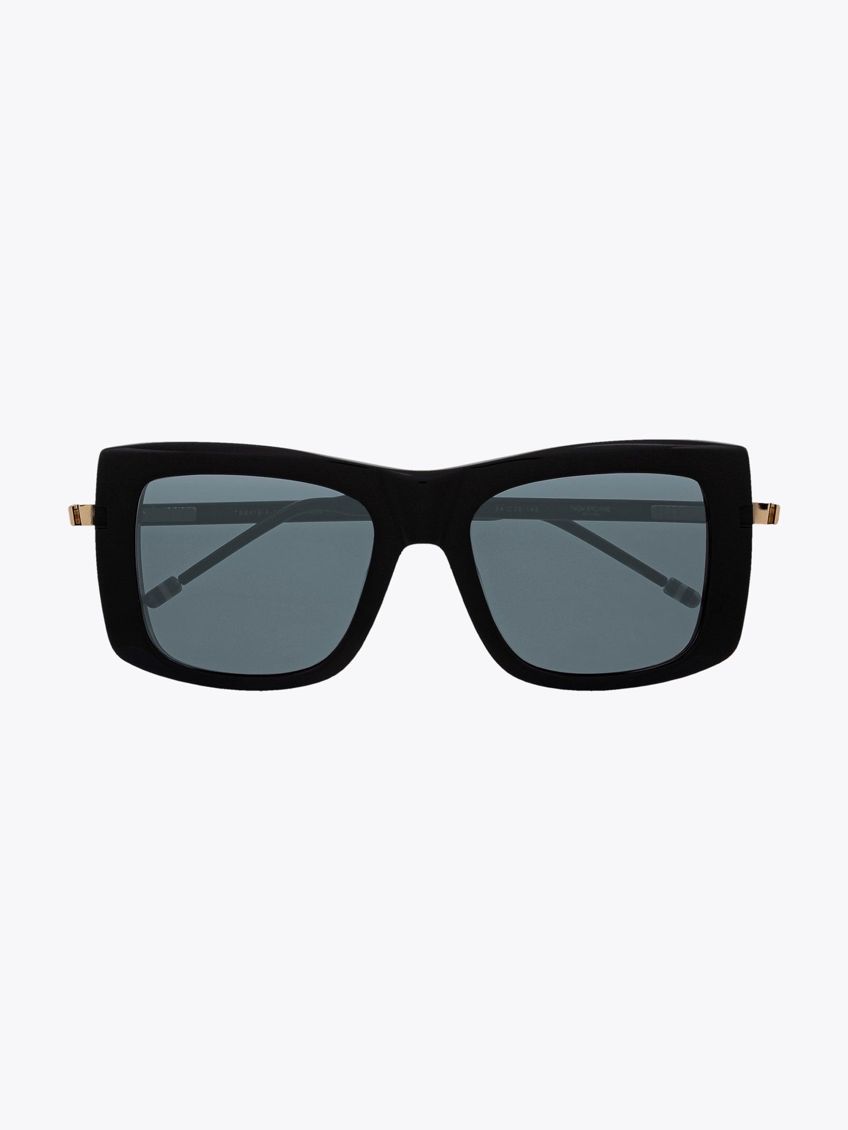 THOM BROWNE EYEWEAR TB-419 Black Sunglasses - APODEP.com