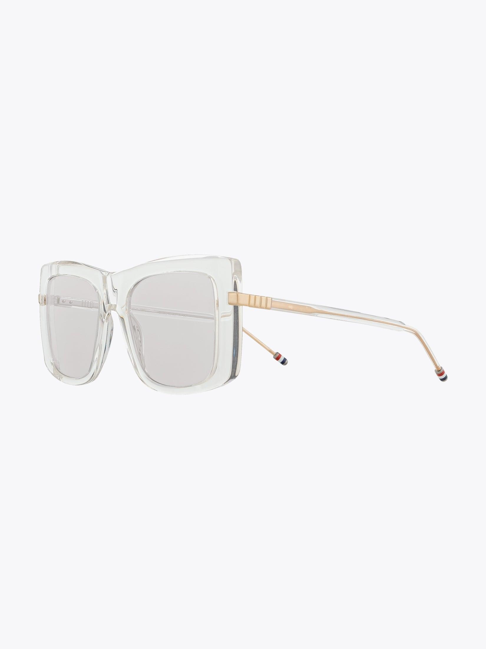 THOM BROWNE EYEWEAR TB-419 Crystal Sunglasses - APODEP.com