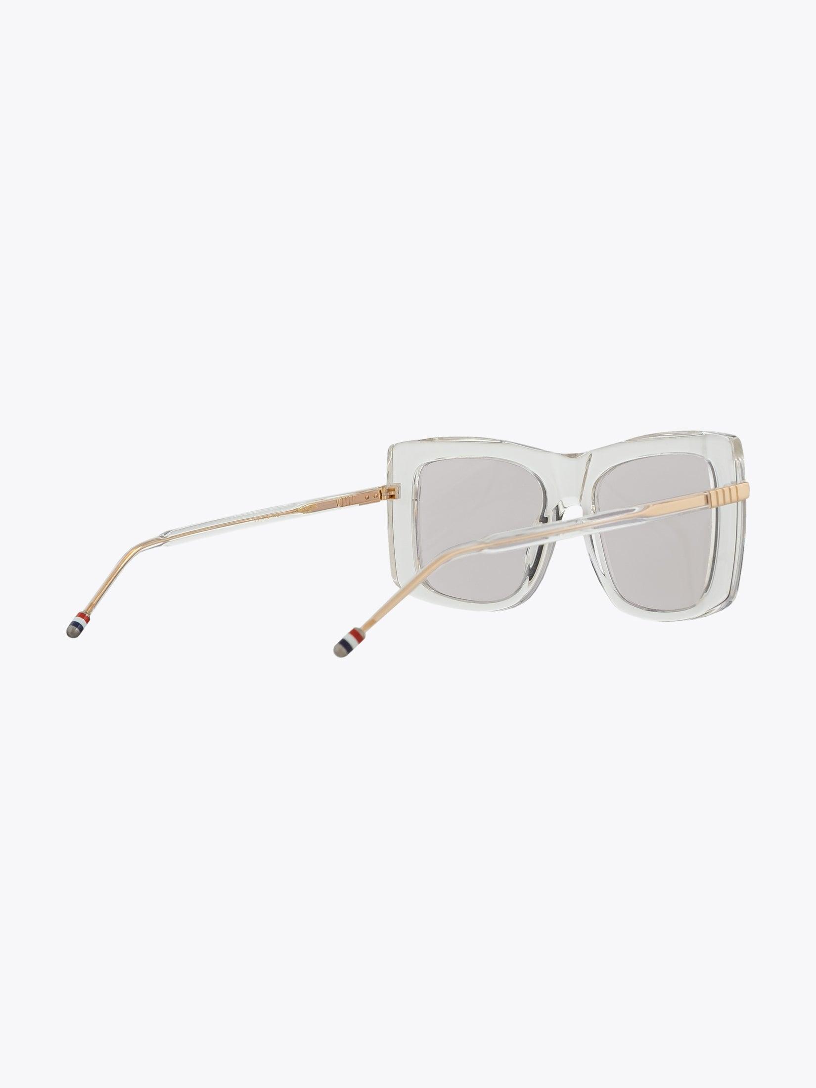 THOM BROWNE EYEWEAR TB-419 Crystal Sunglasses - APODEP.com